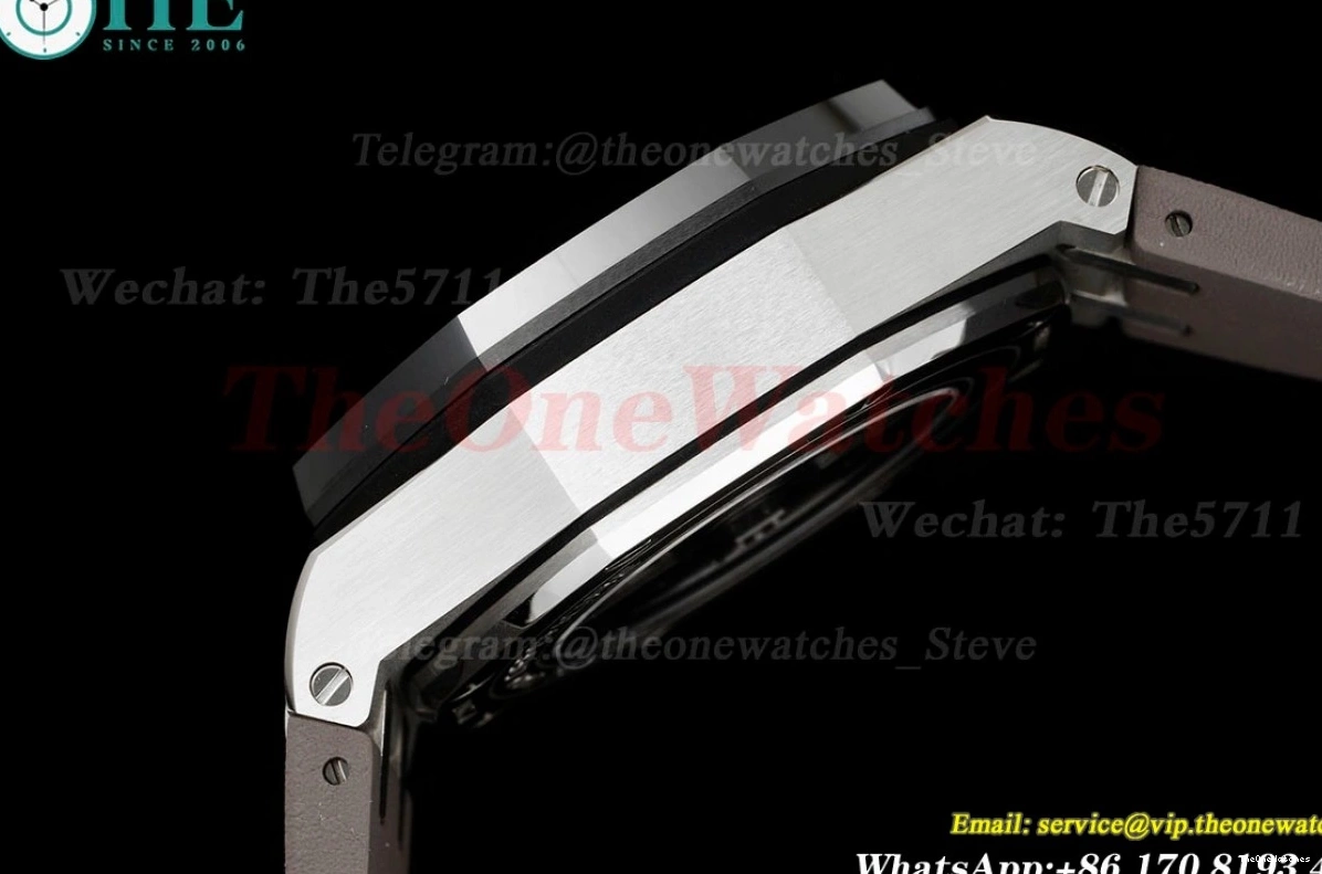 RSF RU A3126 44mm Royal Offshore SS Blue Stk Grey Oak 1218